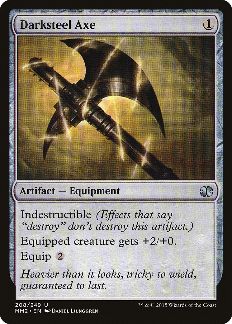 Image of Darksteel Axe [Modern Masters 2015]