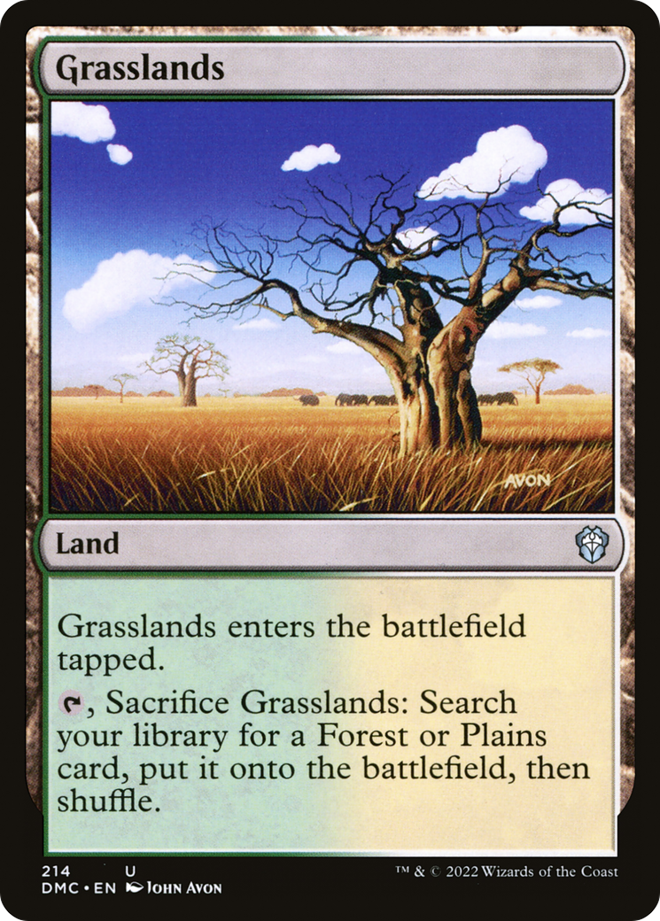 Image of Grasslands [Dominaria United Commander]