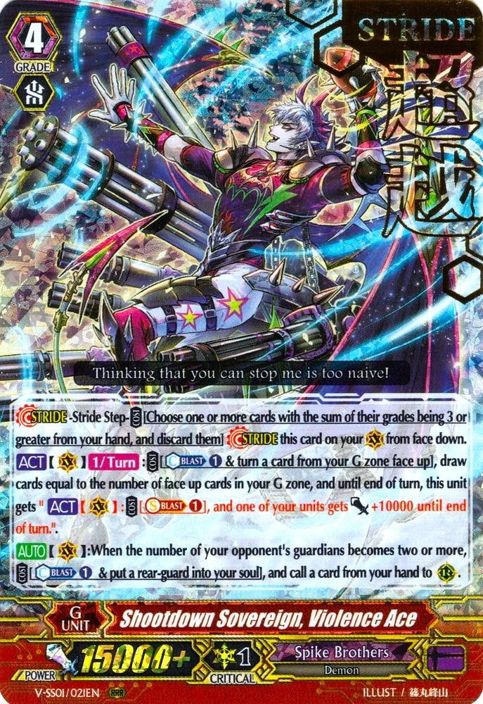 Image of Shootdown Sovereign, Violence Ace (Hot Stamped) (V-SS01/021EN) [Premium Collection 2019]
