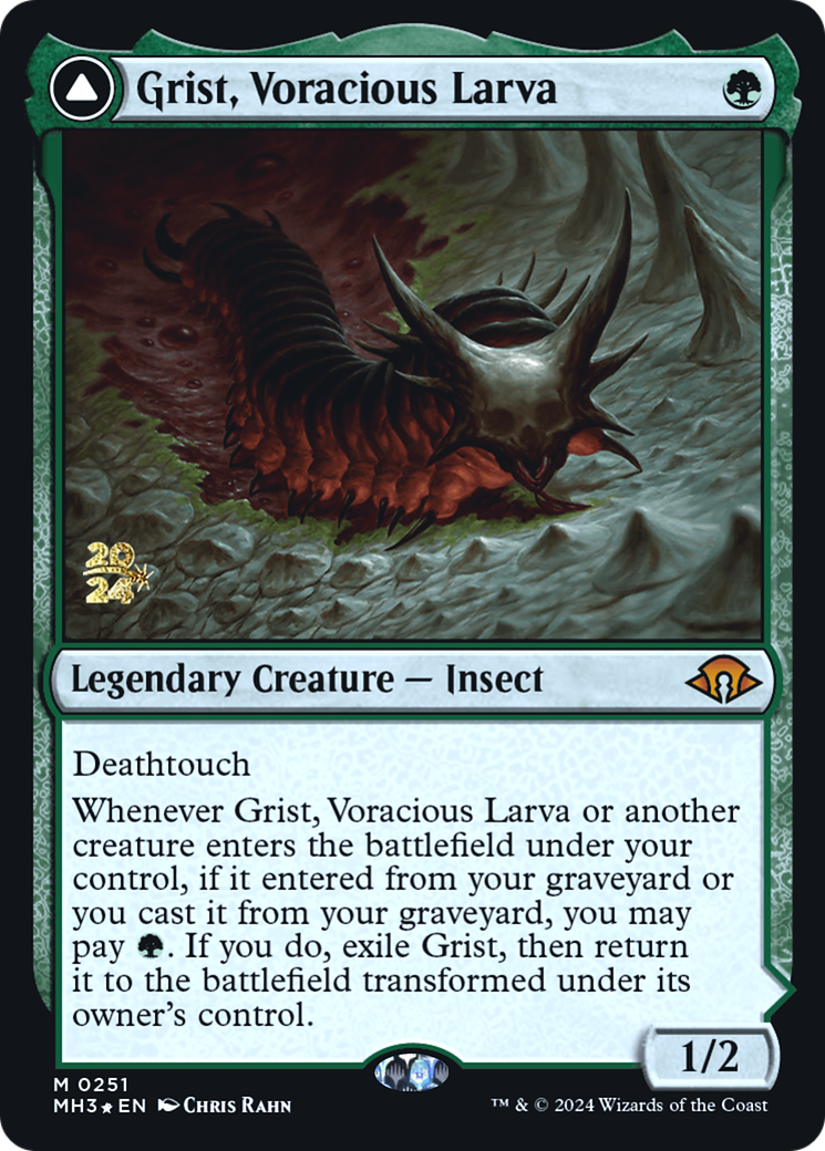 Image of Grist, Voracious Larva [Modern Horizons 3 Prerelease Promos]