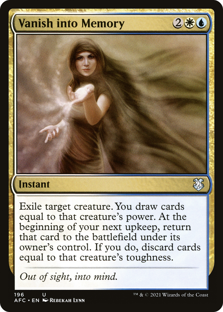 Image of Vanish into Memory [Dungeons & Dragons: Adventures in the Forgotten Realms Commander]