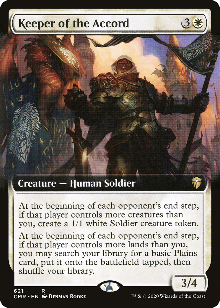 Image of Keeper of the Accord (Extended Art) [Commander Legends]