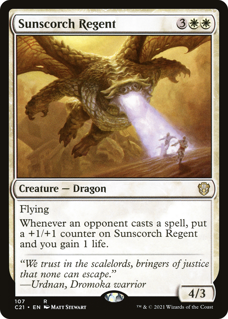 Image of Sunscorch Regent [Commander 2021]