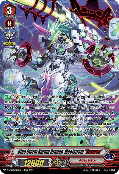 Image of Blue Storm Karma Dragon, Maelstrom 