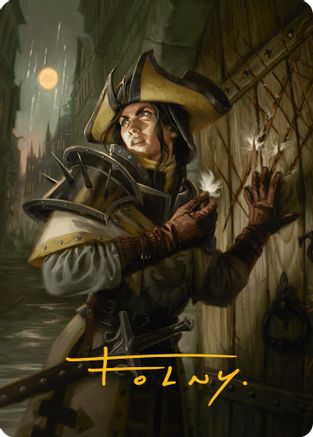 Image of Thraben Inspector Art Card (Gold-Stamped Signature) [Innistrad Remastered Art Series]