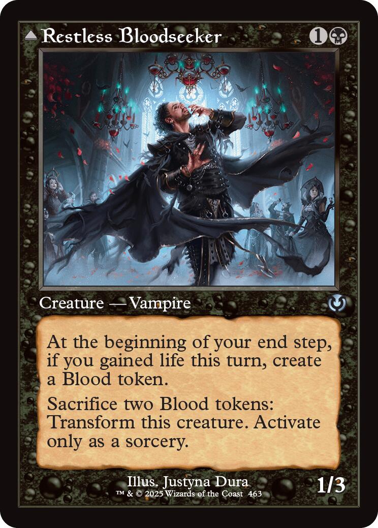 Image of Restless Bloodseeker // Bloodsoaked Reveler (Retro Frame) [Innistrad Remastered]