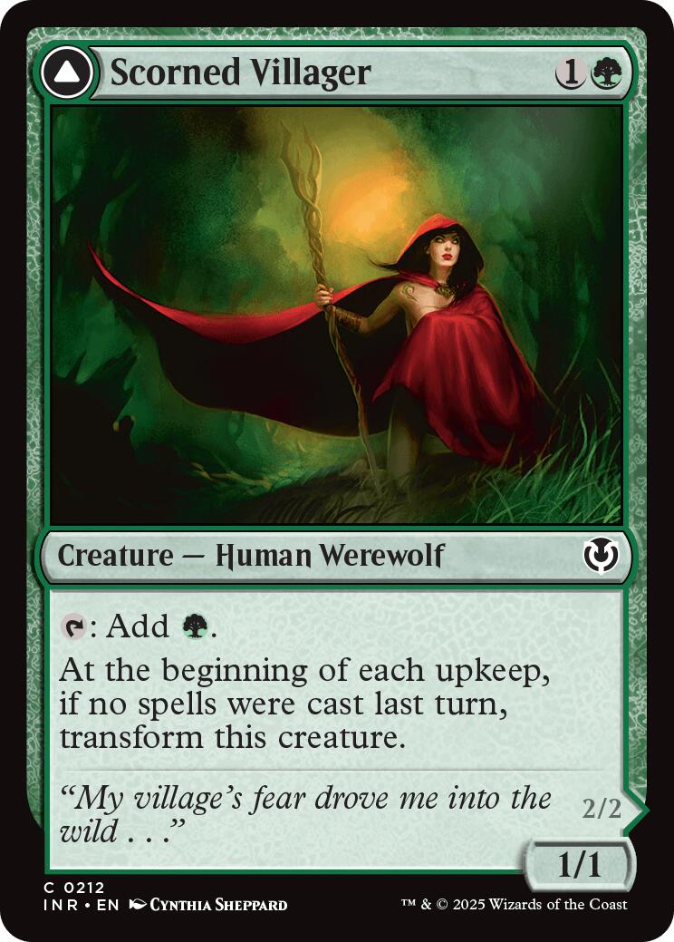 Image of Scorned Villager // Moonscarred Werewolf [Innistrad Remastered]