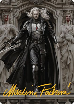 Image of Sorin, Imperious Bloodlord Art Card (Gold-Stamped Signature) [Innistrad Remastered Art Series]