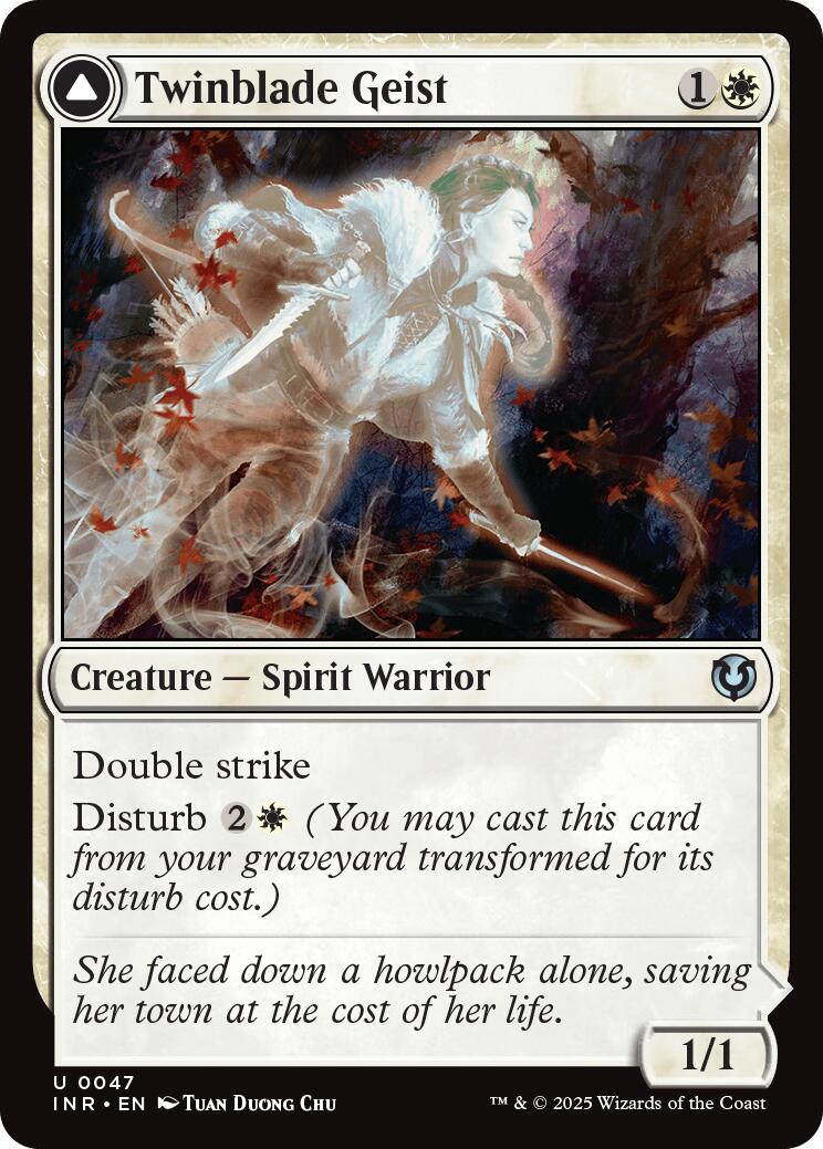 Image of Twinblade Geist // Twinblade Invocation [Innistrad Remastered]