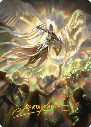 Image of Vanquish the Horde Art Card (Gold-Stamped Signature) [Innistrad Remastered Art Series]