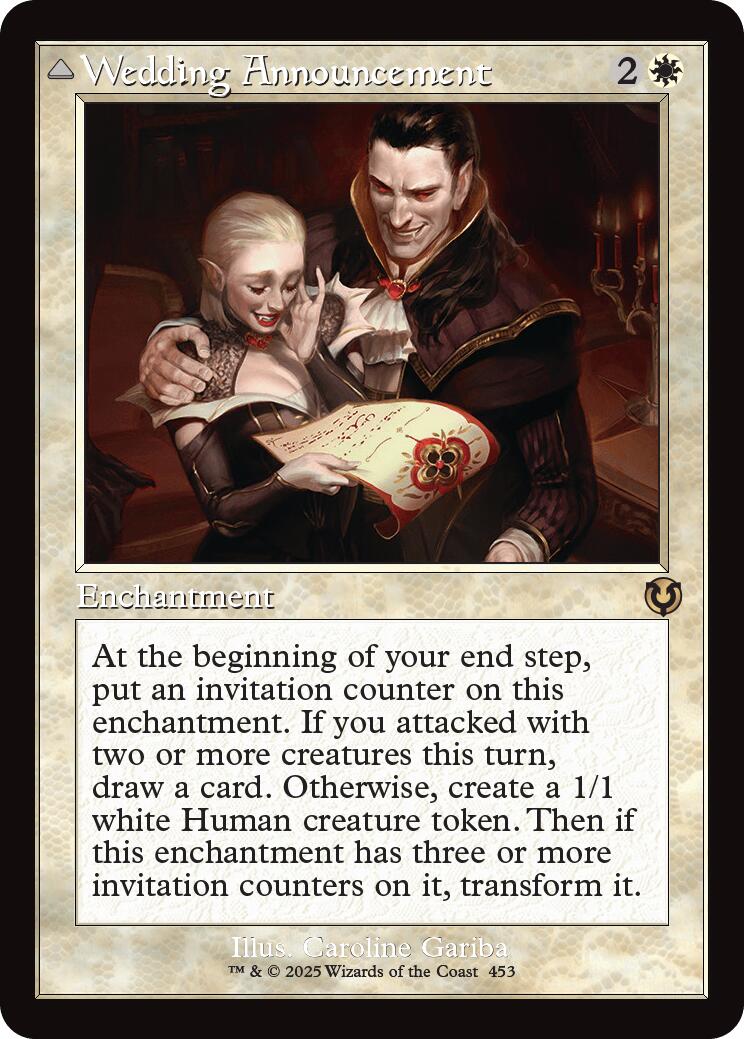 Image of Wedding Announcement // Wedding Festivity (Retro Frame) [Innistrad Remastered]