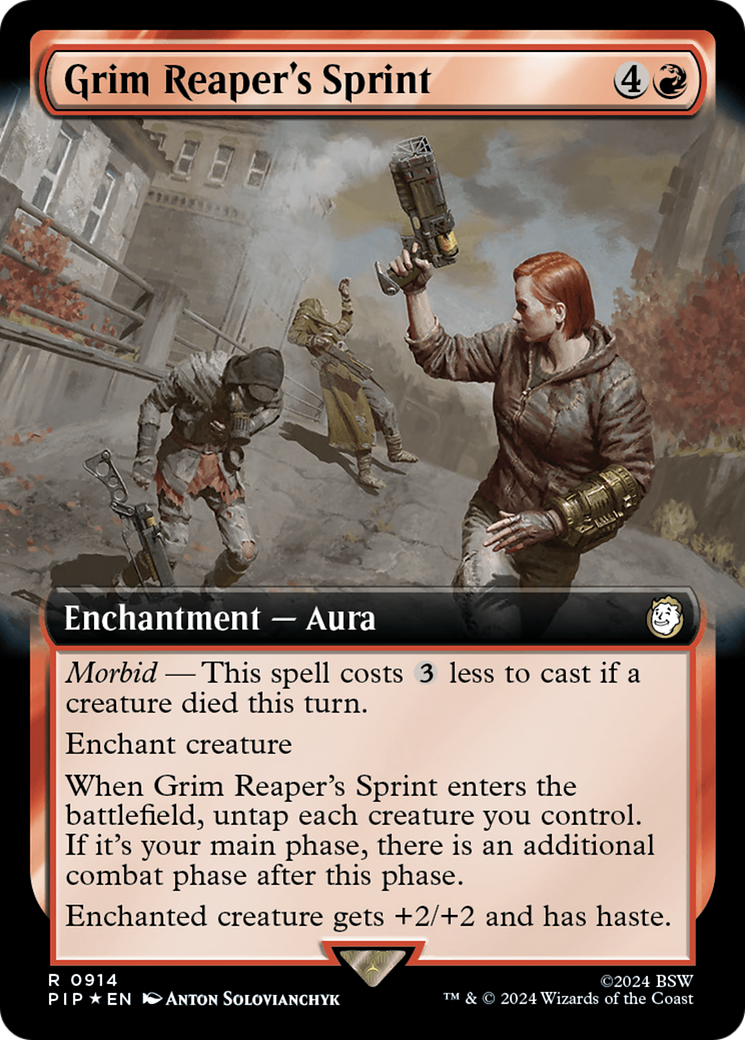 Image of Grim Reaper's Sprint (Extended Art) (Surge Foil) [Fallout]