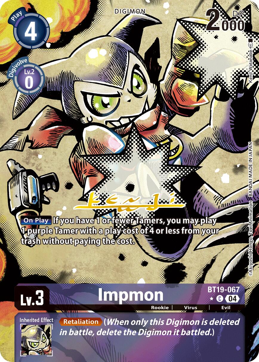 Image of Impmon [BT19-067] (Alternate Art) [Release Special Booster Ver.2.5]