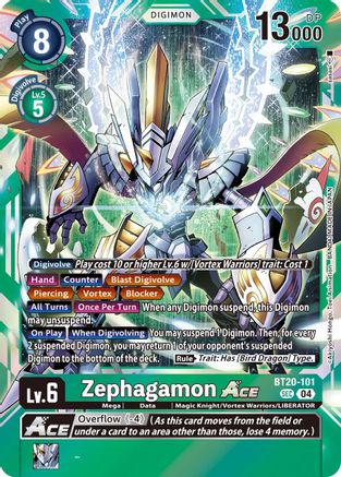Image of Zephagamon ACE [BT20-101] [Release Special Booster Ver.2.5]
