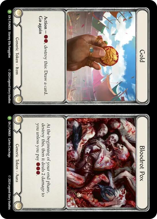 Image of Cracker Bauble // Gold and Bloodrot Pox [LGS360-FUN003] (Promo)