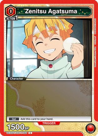 Image of Zenitsu Agatsuma (068) (UE05BT/KMY-1-068) - UE05BT Demon Slayer Kimetsu no Yaiba