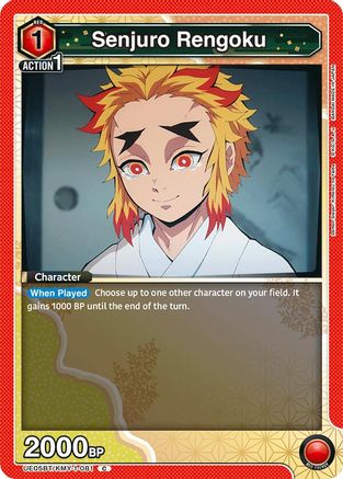 Image of Senjuro Rengoku (UE05BT/KMY-1-081) - UE05BT Demon Slayer Kimetsu no Yaiba