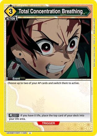 Image of Total Concentration Breathing (029) (UE05BT/KMY-1-029) - UE05BT Demon Slayer Kimetsu no Yaiba