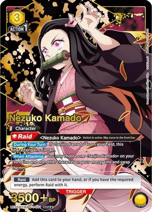 Image of Nezuko Kamado (011) (SR**) (UE05BT/KMY-1-011) - UE05BT Demon Slayer Kimetsu no Yaiba Foil