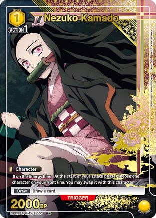 Image of Nezuko Kamado (002) (R*) (UE05BT/KMY-2-002) - UE05BT Demon Slayer Kimetsu no Yaiba Foil