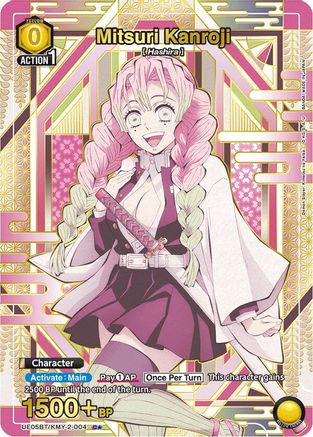 Image of Mitsuri Kanroji (004) (C*) (UE05BT/KMY-2-004) - UE05BT Demon Slayer Kimetsu no Yaiba Foil