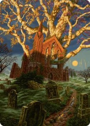 Image of Abundant Growth Art Card [Innistrad Remastered Art Series]