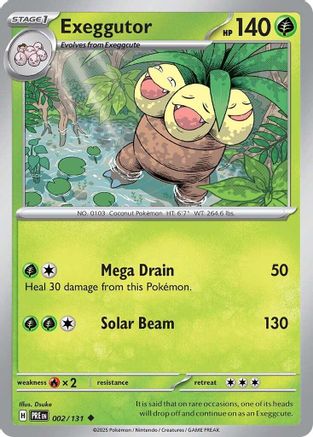 Image of Exeggutor (002/131) [Scarlet & Violet: Prismatic Evolutions]