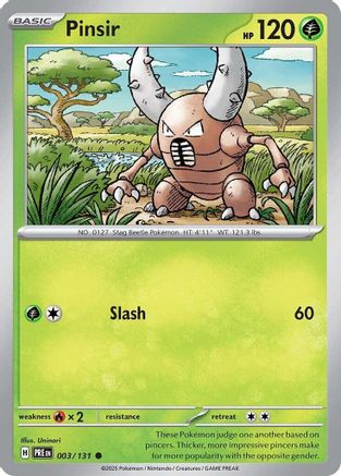 Image of Pinsir (003/131) [Scarlet & Violet: Prismatic Evolutions]