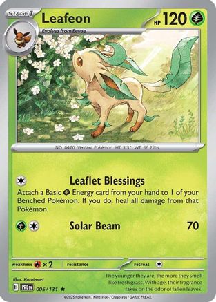 Image of Leafeon (005/131) [Scarlet & Violet: Prismatic Evolutions]