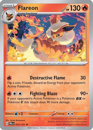 Image of Flareon (013/131) [Scarlet & Violet: Prismatic Evolutions]