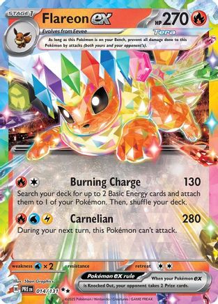 Image of Flareon ex (014/131) [Scarlet & Violet: Prismatic Evolutions]