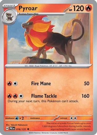 Image of Pyroar (016/131) [Scarlet & Violet: Prismatic Evolutions]