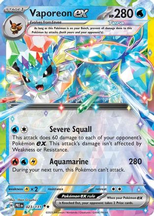 Image of Vaporeon ex (023/131) [Scarlet & Violet: Prismatic Evolutions]