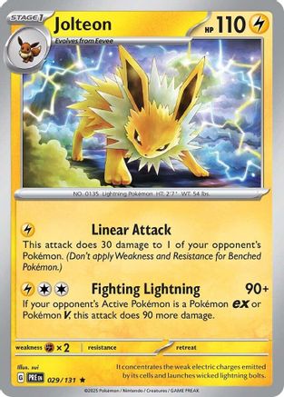 Image of Jolteon (029/131) [Scarlet & Violet: Prismatic Evolutions]