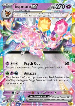 Image of Espeon ex (034/131) [Scarlet & Violet: Prismatic Evolutions]