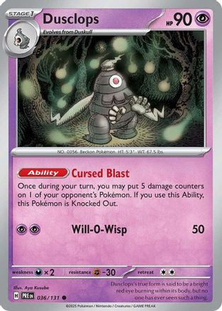 Image of Dusclops (036/131) [Scarlet & Violet: Prismatic Evolutions]