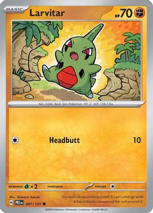Image of Larvitar (047/131) [Scarlet & Violet: Prismatic Evolutions]