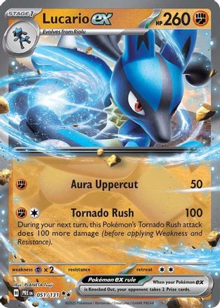 Image of Lucario ex (051/131) [Scarlet & Violet: Prismatic Evolutions]