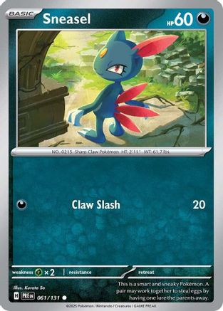 Image of Sneasel (061/131) [Scarlet & Violet: Prismatic Evolutions]