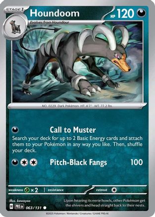 Image of Houndoom (063/131) [Scarlet & Violet: Prismatic Evolutions]