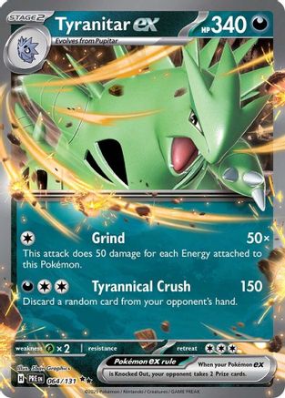 Image of Tyranitar ex (064/131) [Scarlet & Violet: Prismatic Evolutions]