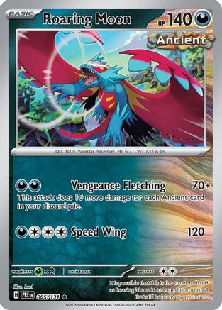 Image of Roaring Moon (065/131) [Scarlet & Violet: Prismatic Evolutions]
