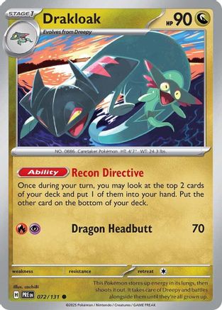 Image of Drakloak (072/131) [Scarlet & Violet: Prismatic Evolutions]