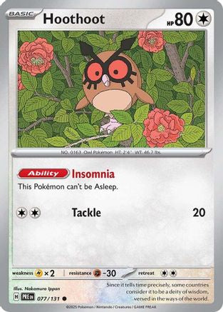 Image of Hoothoot (077/131) [Scarlet & Violet: Prismatic Evolutions]