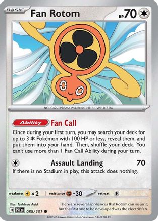 Image of Fan Rotom (085/131) [Scarlet & Violet: Prismatic Evolutions]