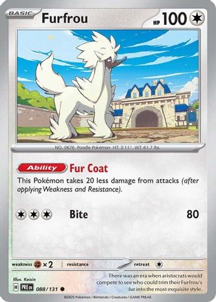 Image of Furfrou (088/131) [Scarlet & Violet: Prismatic Evolutions]