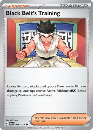 Image of Black Belt's Training (096/131) [Scarlet & Violet: Prismatic Evolutions]