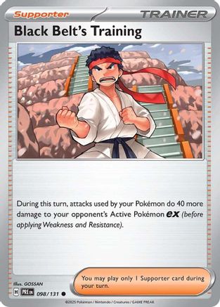 Image of Black Belt's Training (098/131) [Scarlet & Violet: Prismatic Evolutions]