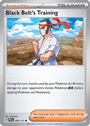 Image of Black Belt's Training (099/131) [Scarlet & Violet: Prismatic Evolutions]