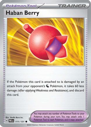 Image of Haban Berry (111/131) [Scarlet & Violet: Prismatic Evolutions]
